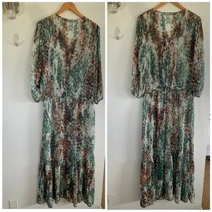 LENNY NIEMEYER GREEN DRESS WOMENS MEDIUM